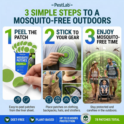 Mosquito Repellent Patches - No More Mosquito Bites