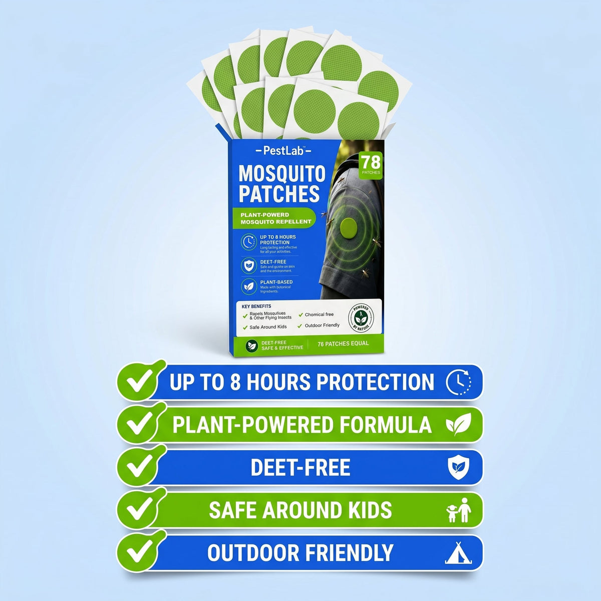 Mosquito Repellent Patches - No More Mosquito Bites