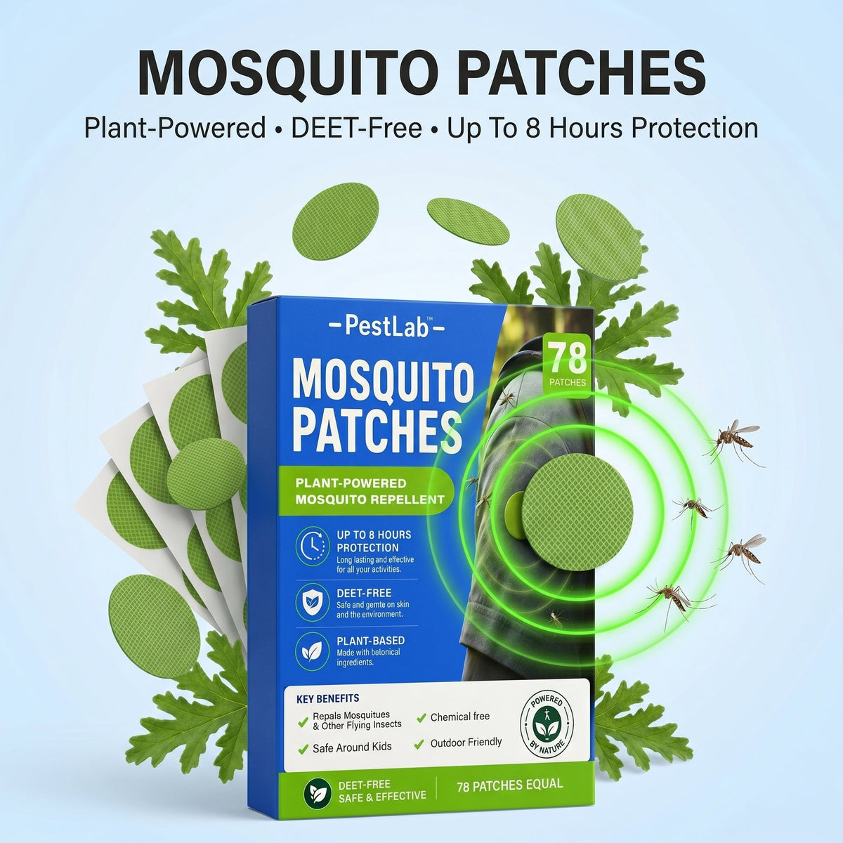 Mosquito Repellent Patches - No More Mosquito Bites