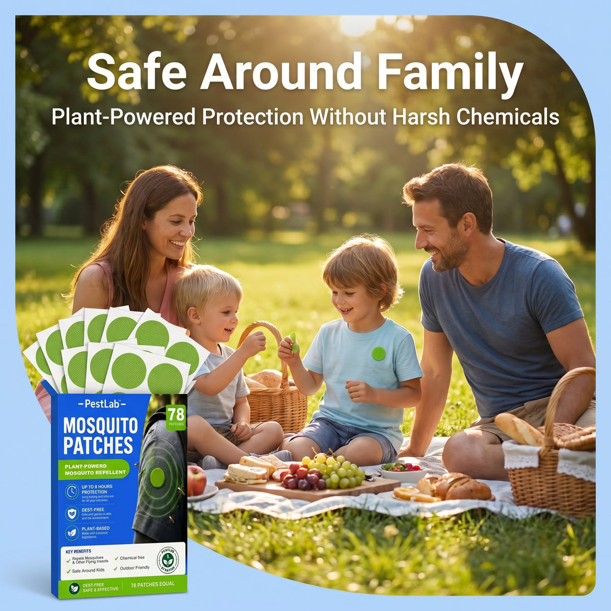 Mosquito Repellent Patches - No More Mosquito Bites
