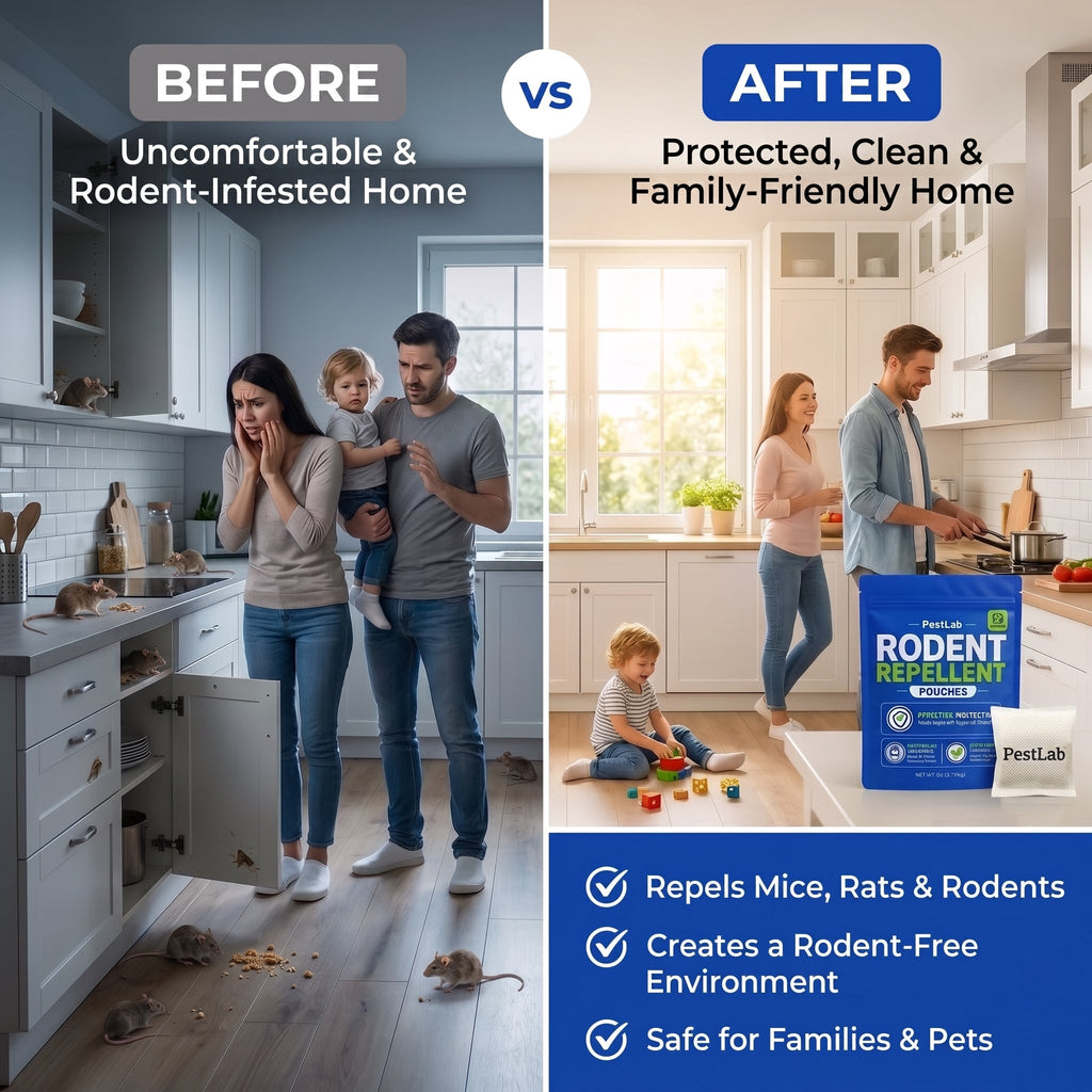 Rodent Repellent Pouches - Banish Mice and Rats For Good